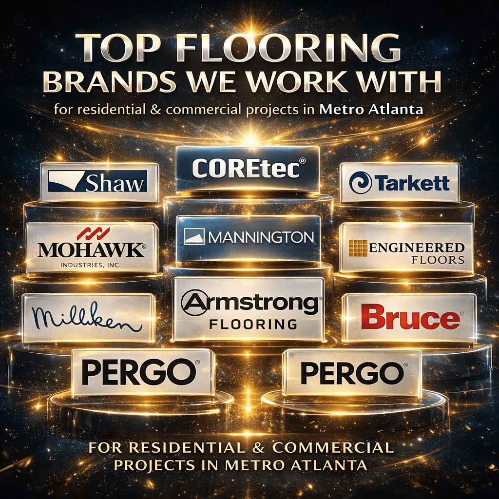 flooring brands used by final floors, llc including shaw mohawk coretec bruce mannington bona and duraseal