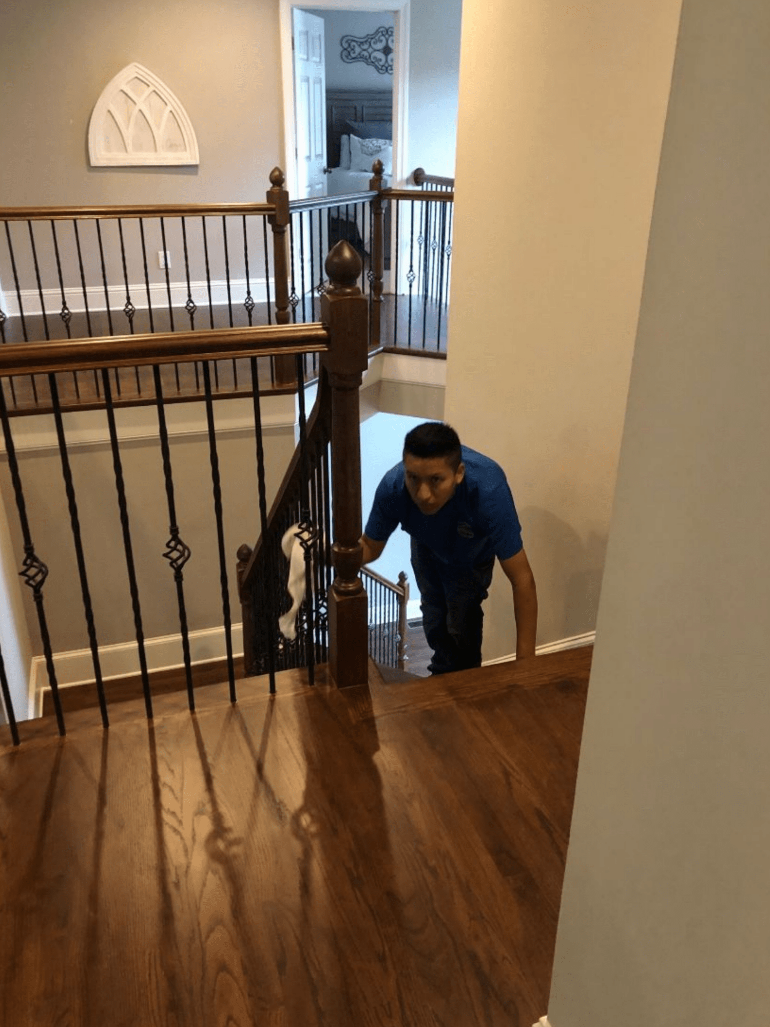 multiple stair tread replacement and staircase repair projects completed by final floors in metro atlanta